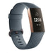 Fitbit Charge 3 Silicone Strap (Grey Blue)
