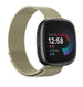 Correa milanesa Fitbit Versa 4 (oro clasico)