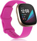 Fitbit Versa 3 Silicona Correa (rosa brillante)