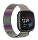 Correa milanesa Fitbit Versa 4 (nacarada)