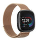 Correa milanesa Fitbit Versa 4 (oro rosa)
