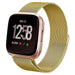 Correa milanesa Fitbit Versa (dorado)