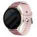 Fossil Gen 6 - 42mm Flower Silicone Strap (Smoke Purple/Light Pink)