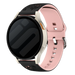 Correa silicona con flores Xiaomi Watch S4 - 41mm (negro/rosa claro)