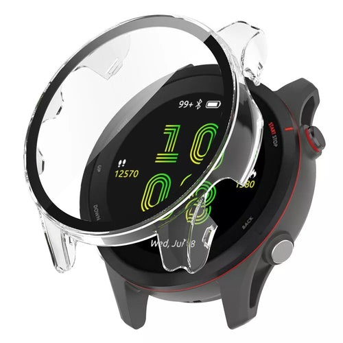 Funda rígida con vidrio Garmin Forerunner 255 (transparente)