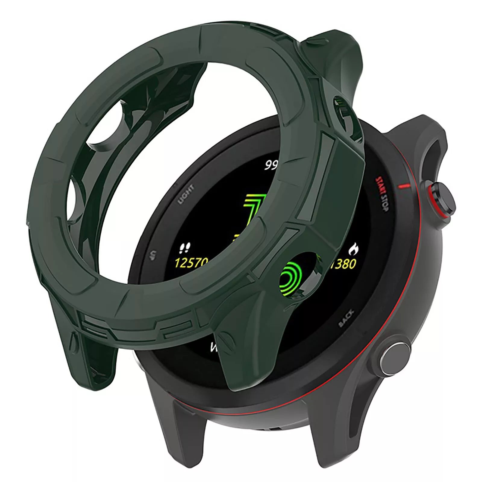 Funda protectora Garmin Forerunner 255 (verde)