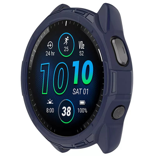 Funda TPU robusta Garmin Forerunner 965 (azul)