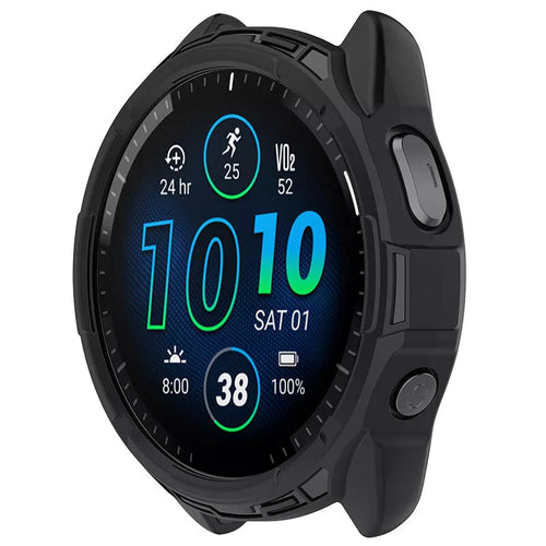 Funda TPU robusta Garmin Forerunner 965 (negra)