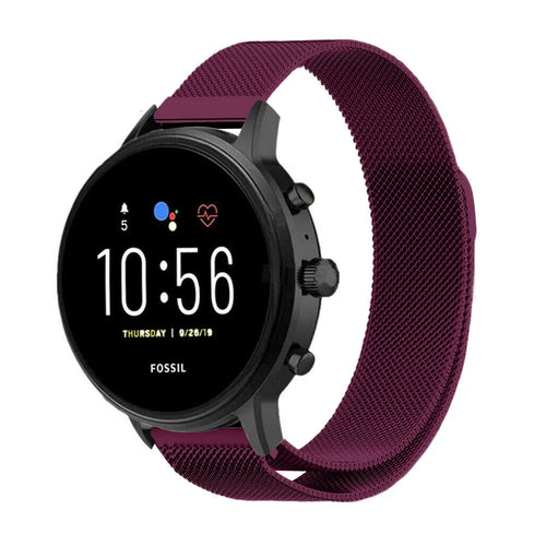 fossil-gen-5-milanese-band-paars