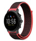 Fossil Gen 5 Nylon Strap (Black/Coral)
