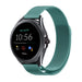 Correa milanesa Fossil Gen 5e 44mm (verde)