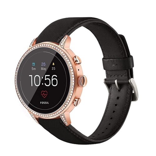 Correa cuero Huawei Watch GT 5 Pro 42mm (negro)