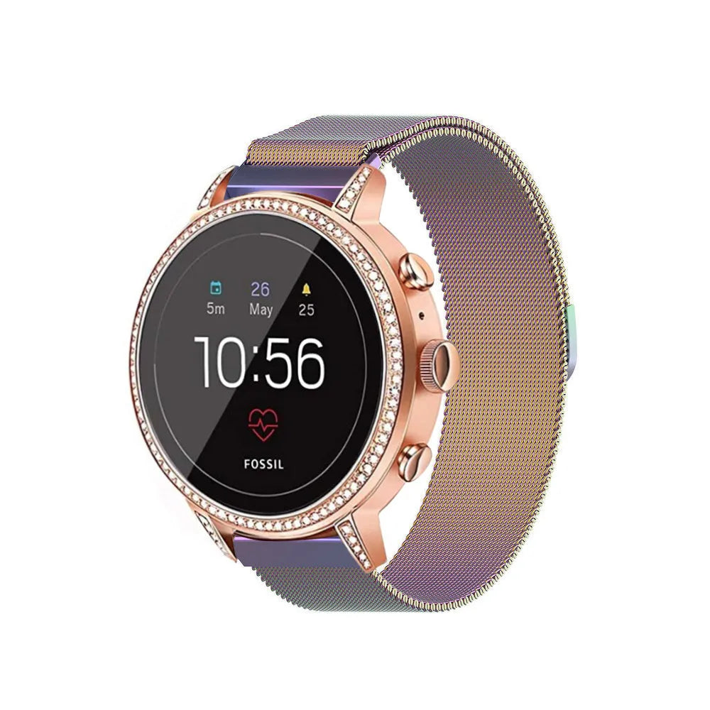 Correa milanesa Fossil Gen 4 Venture HR (arcoiris)