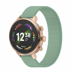 fossil-gen-6-42mm-elastisch-bandje-groen