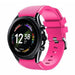 Fossil Gen 6 44mm Silicone Strap (Bright Pink)
