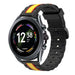 Correa edición especial Fossil Gen 6 - 44 mm (negro/amarillo)