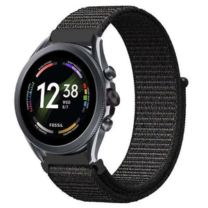 fossil-gen-6-nylon-band-zwart