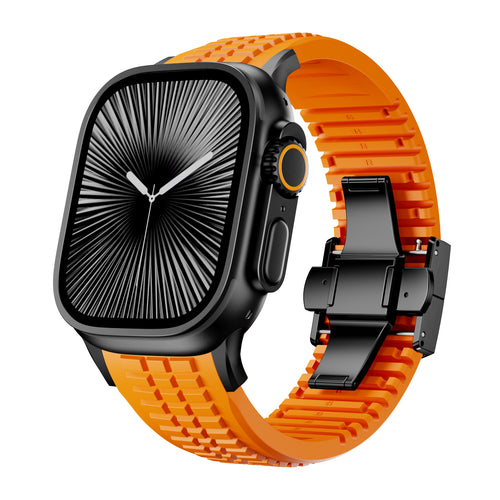 Correa silicona 'Premium' Apple Watch Ultra (naranja)