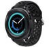 Correa silicona con agujeros Samsung Gear (negra)