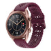 Correa silicona estampada Samsung Galaxy Watch 3 41mm (burdeos)