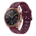 Correa silicona estampada Samsung Galaxy Watch 3 41mm (burdeos)