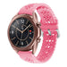 Samsung Galaxy Watch 3 41mm Silicone Strap Patterned (Bright Pink)