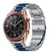 Correa acero Samsung Galaxy Watch 3 41mm (plata/azul)