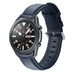 Correa cuero Samsung Galaxy Watch 3 45mm (azul oscuro)