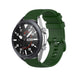 Correa de silicona premium Samsung Galaxy Watch 3 de 45 mm (verde militar)