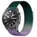 Correa milanesa Samsung Galaxy Watch 3 45mm (púrpura/verde)