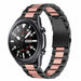 Correa acero Samsung Galaxy Watch 3 45mm (negro/rosado)