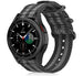 Correa nylon con hebilla Samsung Galaxy Watch 4 Classic 42mm (negro/gris)