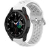 Correa silicona con agujeros Samsung Galaxy Watch 4 Classic 42mm (blanco)