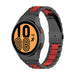 Correa de eslabones acero Samsung Galaxy Watch 4 Classic 42mm (negro/rojo)