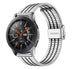 Correa acero inoxidable Samsung Galaxy Watch 46mm (plata/negro)