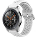 Correa silicona con agujeros Samsung Galaxy Watch 46mm (blanco)