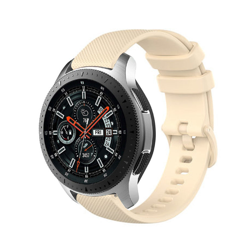 Correa silicona Premium Samsung Galaxy Watch 46mm (beige)