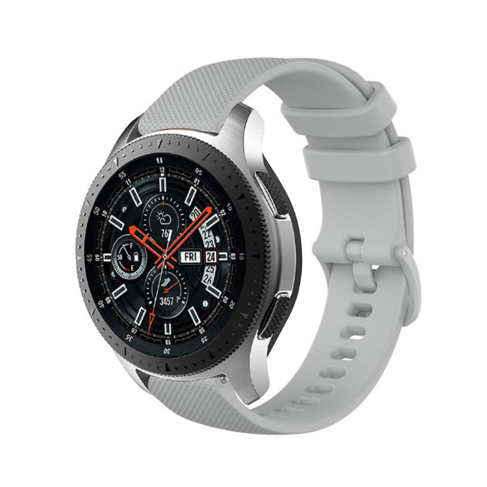 Correa silicona Premium Samsung Galaxy Watch 46mm (gris)