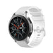 Samsung Galaxy Watch 46mm Premium Silicone Strap (White)