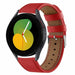 Samsung Galaxy Watch 5 40mm Leather Strap (Red)