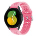 Correa silicona estampada Samsung Galaxy Watch 5 40mm (rosa brillante)