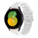 Correa silicona estampada Samsung Galaxy Watch 5 40mm (blanco)