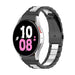 Correa de eslabones de acero Samsung Galaxy Watch 5 44 mm (negro/plata)
