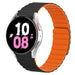 Correa silicona magnética Galaxy Watch 5 - 44mm (negro/naranja)