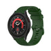 Correa silicona lujo Galaxy Watch 5 Pro (verde militar)