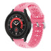 Correa silicona con patrón Samsung Galaxy Watch 5 Pro (rosa brillante)