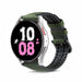 Correa silicona/cuero Galaxy Watch 5 - 44mm (verde)