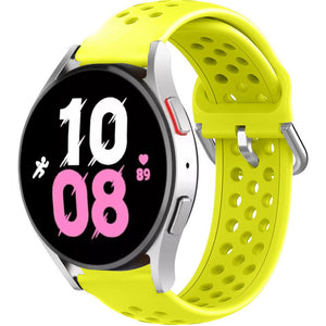 galaxy-watch-5-silikonarmband-mit-loechern-gelb