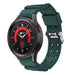 Samsung Galaxy Watch 5 44 mm Silicona Correa de armadura (verde oscuro)