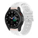Correa silicona estampada Samsung Galaxy Watch 4 Classic 46mm (blanco)